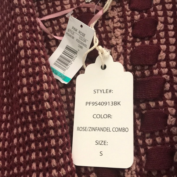 Pink Rose cardigan - Picture 3 of 5